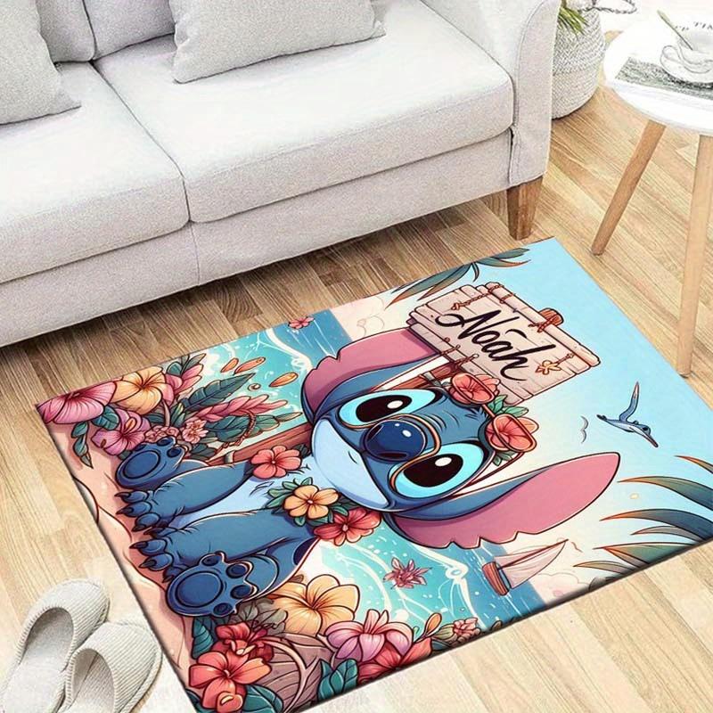 

1pc Stitch Pattern Area Rug Soft Flannel Floor Mat for Living Room,Office,Bedroom and Carpet 60cm by 90cm