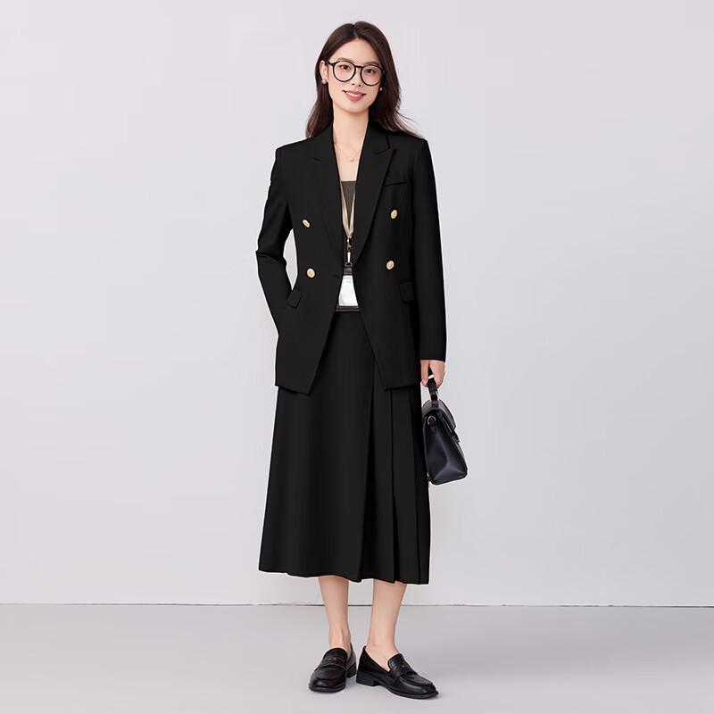 Women's College Style Blazer & Skirt Set