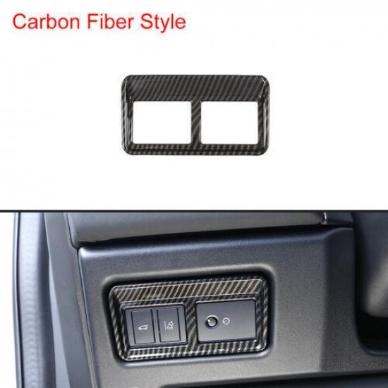 Carbon Fiber Back Door Tailgate Switch Frame 1PCS For Range Rover Sport 16~2022
