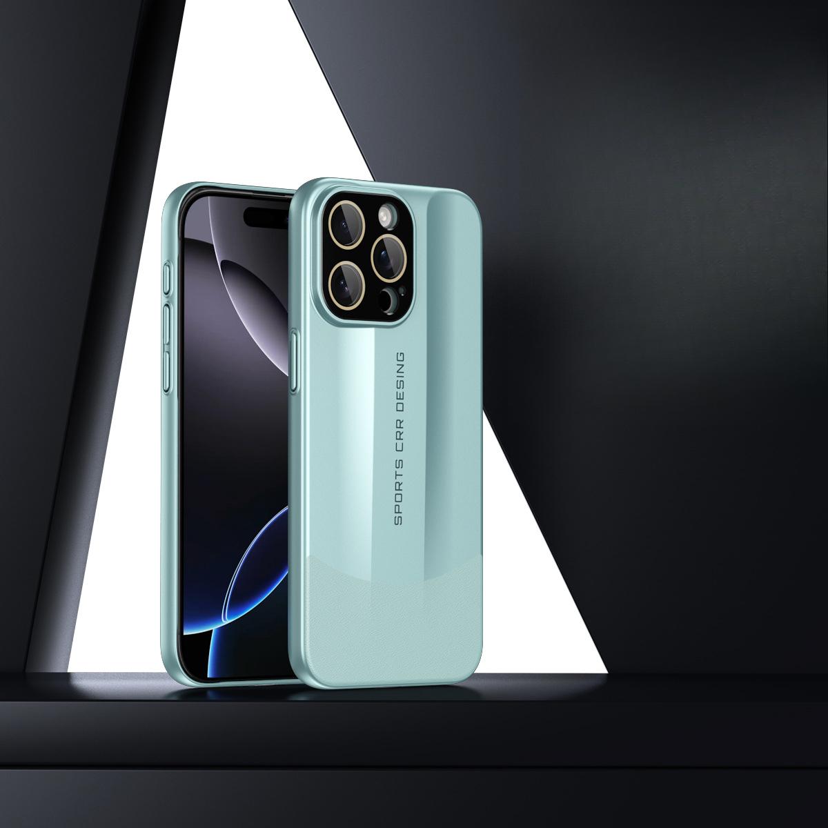 

Мгновенно меняющая текстуру, Сплетенный чехол из гладкой кожи, Подходит для Apple 16 Защитной пленки для объектива, Чехол для телефона, Матовый IPhone15 iPhone 11