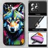 MH148 Animal Wolf Phone Shell Case for iPhone 7 8 11 12 13 14 15 16 17 16E XS Pro Max XR X SE Air