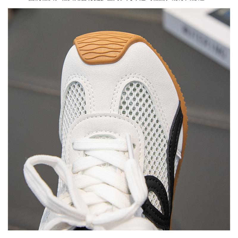 Nové prodyšné chlapecké a dívčí pohodlné sportovní boty módní měkká podrážka německé tréninkové boty