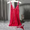 Sexy Mesh Hollow Out Nachthemd Anzug Damen Spitze Camisole Kleid Perspektive Verführerisches Nachthemd Reine Begierde Damen Nachtwäsche