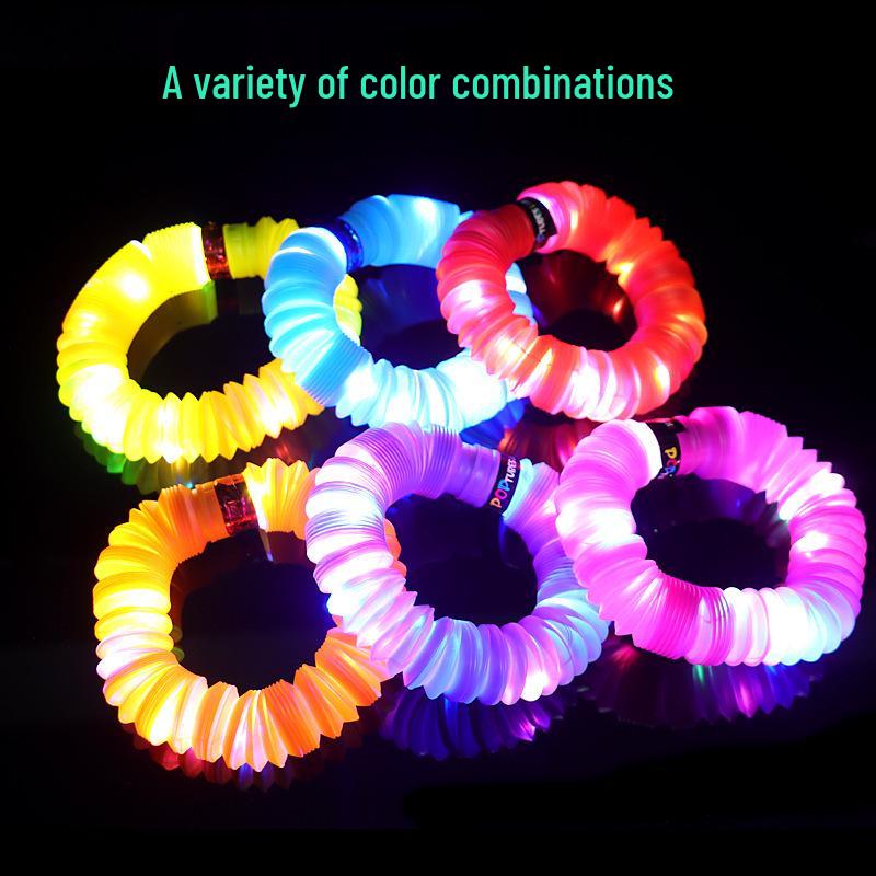 Светящаяся LED Водяная Трубка Игрушка для Снятия Стресса