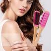 Double Side Hair Brush Comb Straightener Detangler Straightening Clamp Styling for