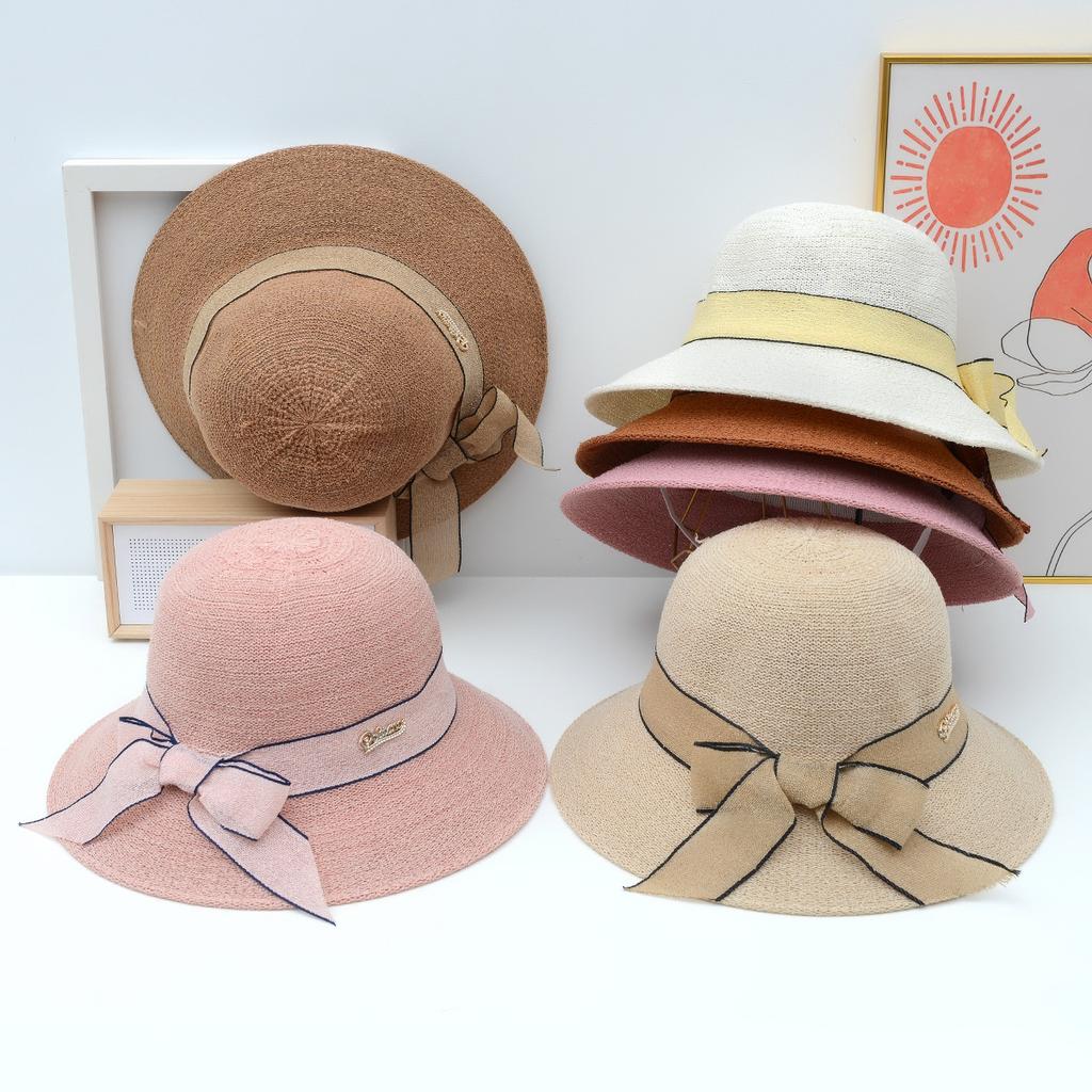 Hat Women's Summer Beach Hat Outdoor Foldable Women's Sun Protection Hat Sun Hat