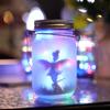 Waterproof Solar Mason Jar Lamp: Outdoor Hanging Tree Light for Night Markets, Garden, and Courtyard Decoration
