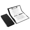 Nurse Folding Clipboard Portable Nurse Clip Boards 24.1CM Multifunctional Black Clipboard With Quick Reference Sheet Writing Pad