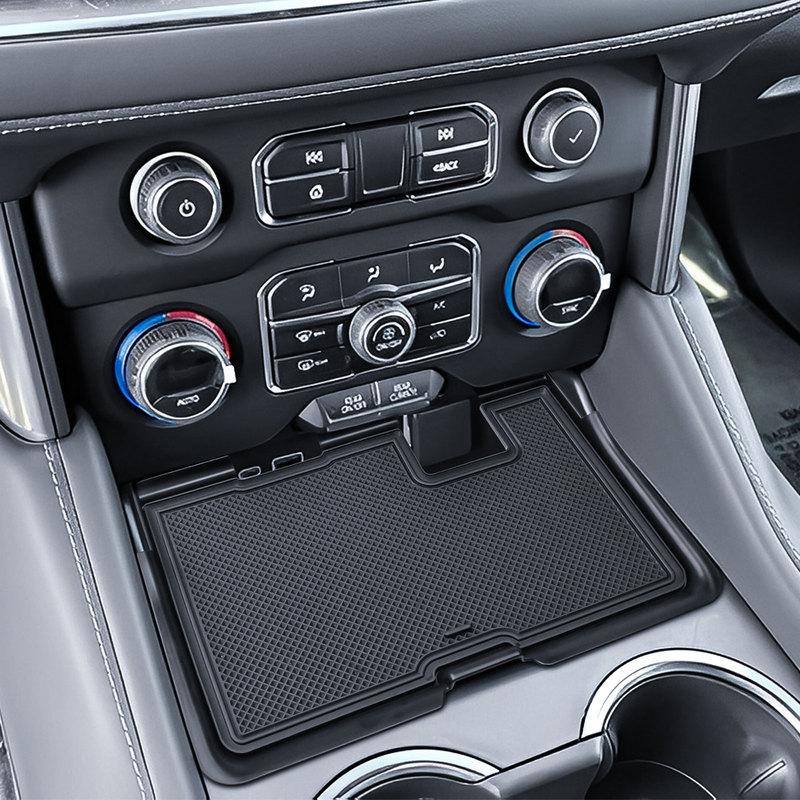 Middle Center Console Organizer for -2024 Chevy Tahoe/Suburban & GMC Yukon/YukonXL Gear Shift Center Console Car Accessories