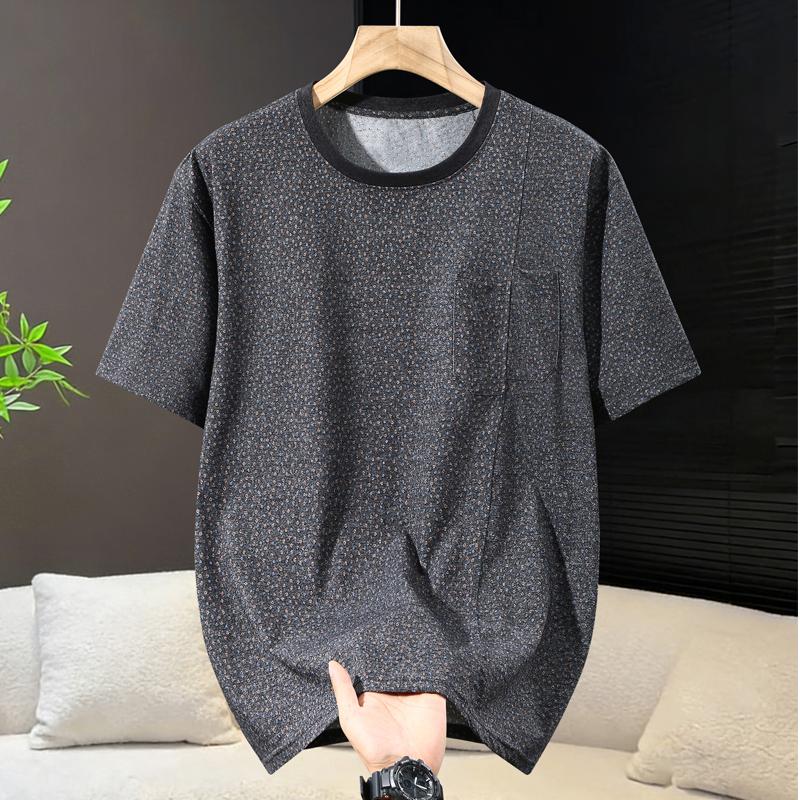 Plus Size 4XL-11XL  Fashion Oversized T-shirt Men Tops Short Sleeve Tee Summer Men Clothing