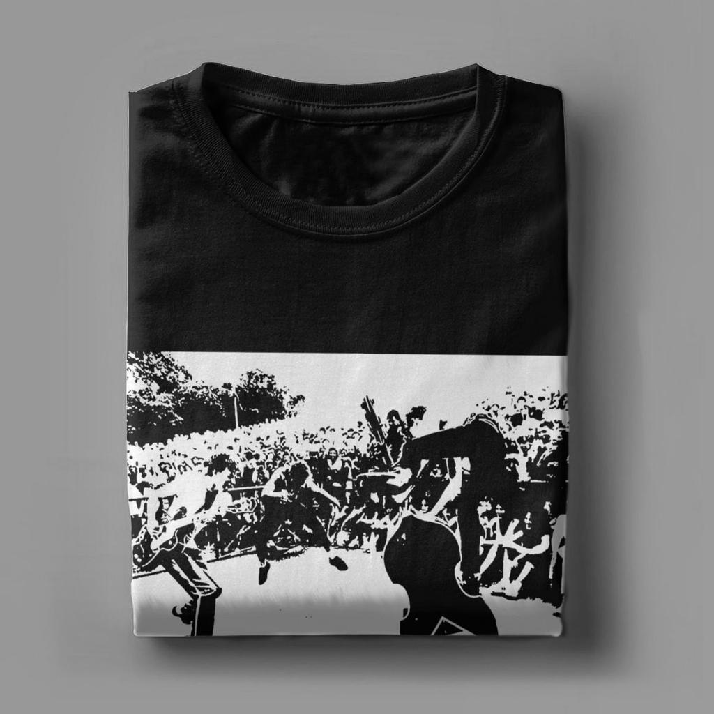 Novelty Band Stray Cats T-Shirts for Men Round Collar 100% Cotton T Shirts Short Sleeve Tee Shirt Plus Size Clothes