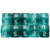 D6 Polyhedral Dice Set 10pcs 6 Sided Digital Dices Table Board Game for Bar Club Party Accessories