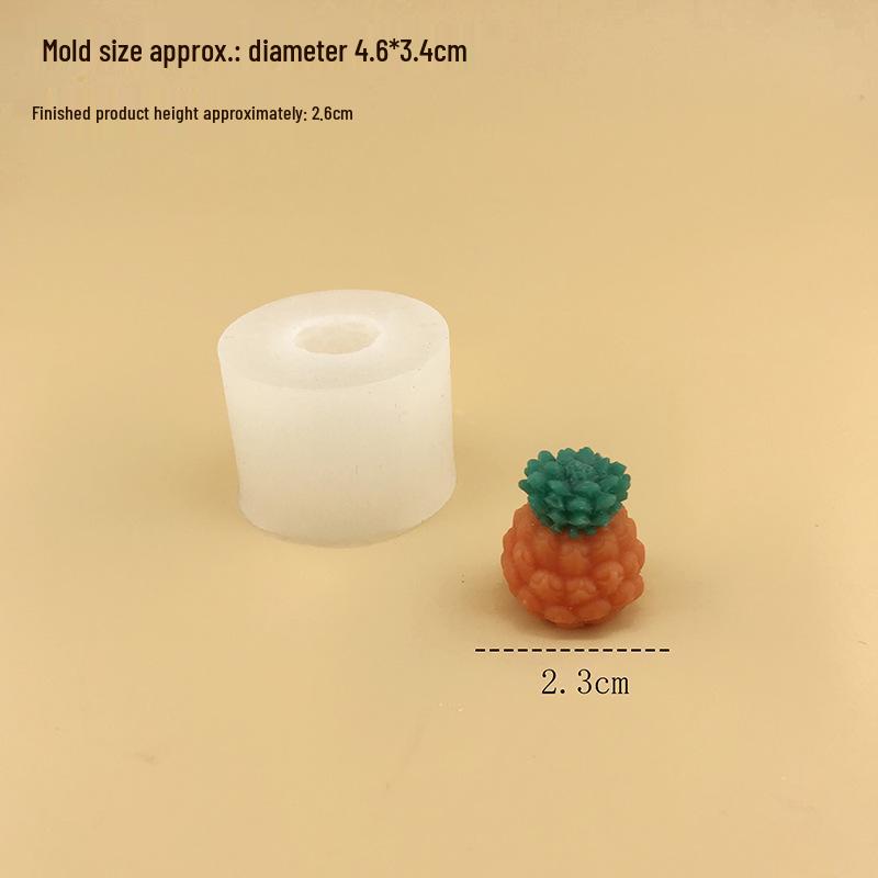 Mini silikonová forma na svírání nosu kaki pro DIY výrobu čokolády a pryskyřice