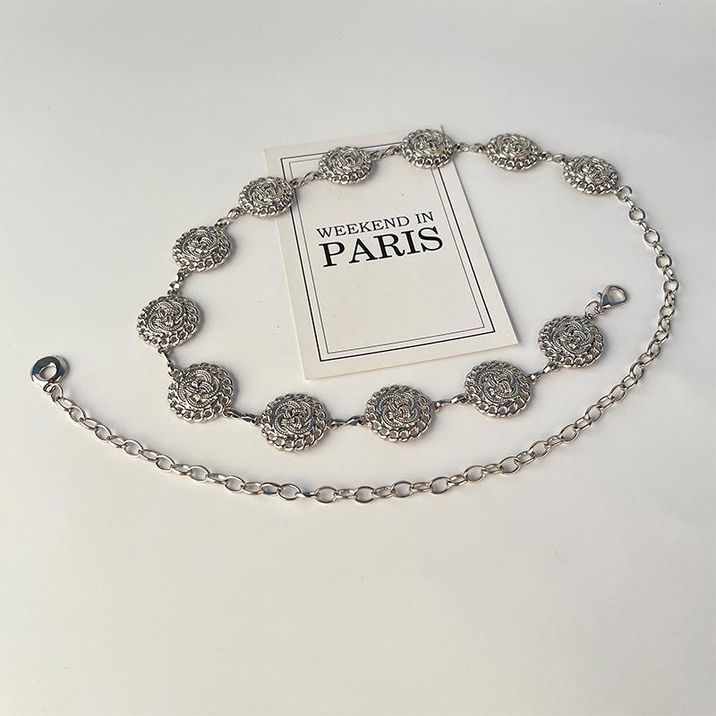 Waist Chain Women's Belt Fashion Dress Skirt Decoration Slimming Look Women
