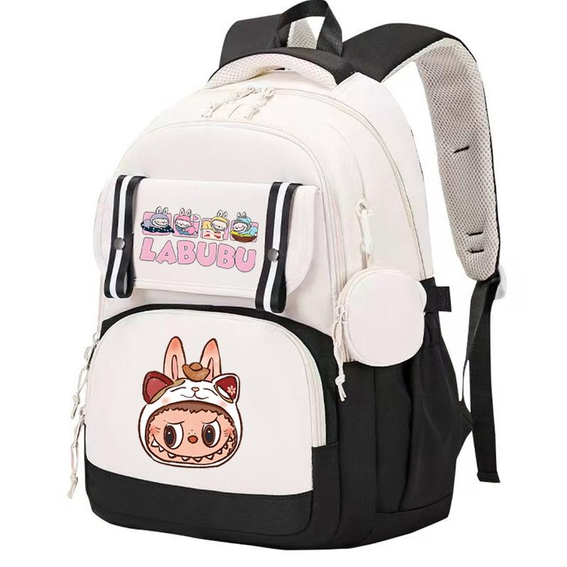 Cute Printed Backpack Teenager Student Shcoolbag Bookbag Knapsack Girl with Coin Purse Casual Bag Men Women Laptop Bag Mochila