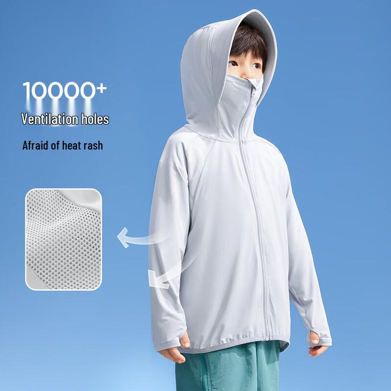 Zuoxi Boys' 2025 Summer UPF50+ Sun Protection Jacket