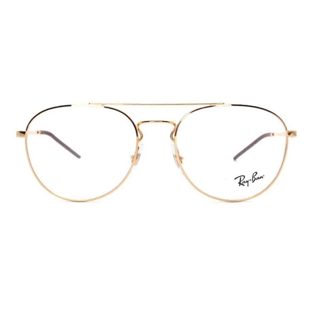 RB6414 2500 55mm Ray-Ban Gold Metal Eyeglass Frames Arista RB6414 2500 55mm
