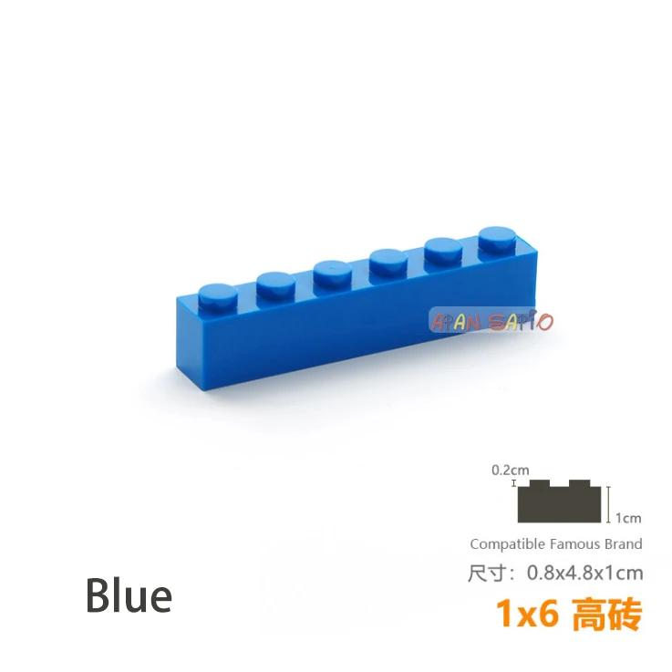 First-Class 10Pcs/Lot Self-Assembly Superior-Grade Assembly-Bricks Assembly Construction Pieces Superior-Grade Thick Top-Grade 1X6 First-Class
