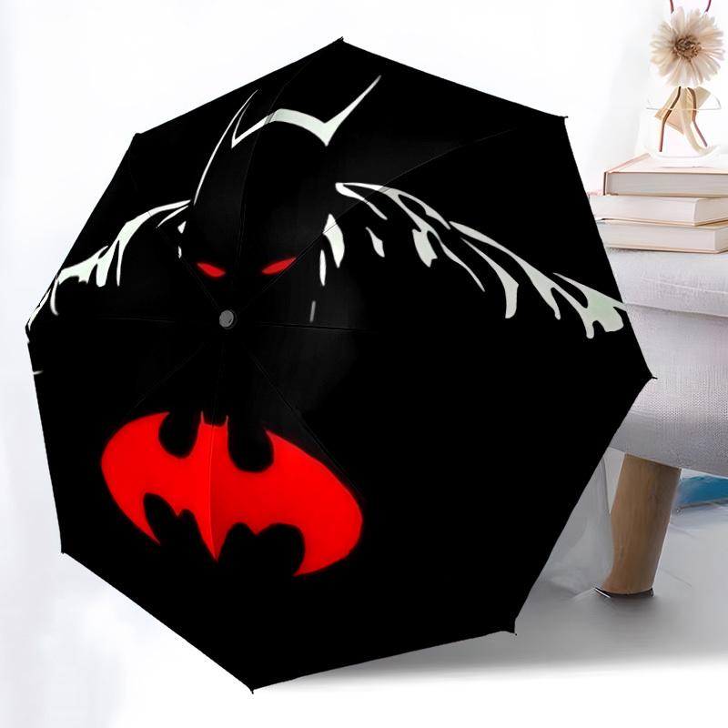 

1pc Batman Automatic Opening/Closing Folding Umbrella with 8 Ribs, Portable Sunshade Umbrella Birthday and Holidays gifts yy250105148
