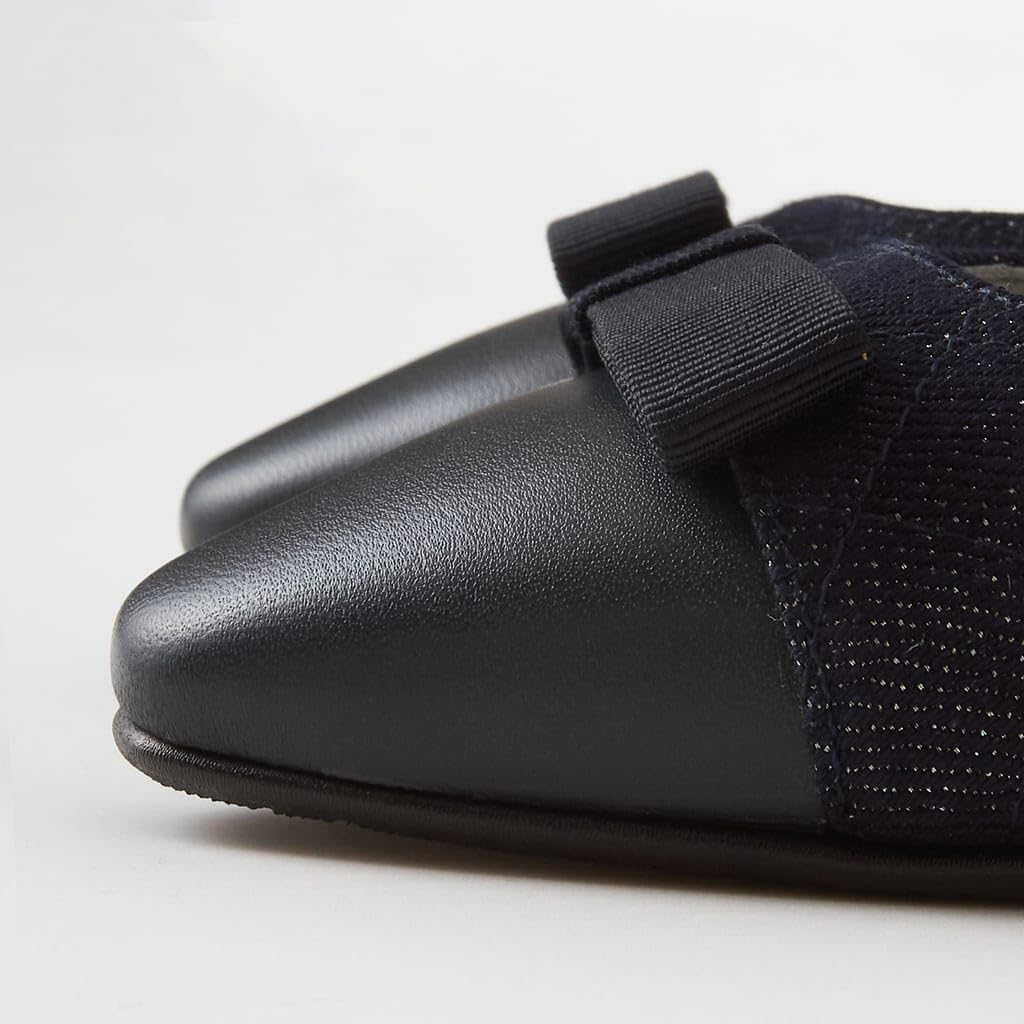 Diana Well Fit Low Heel Flat Made in Dark 119045200011 [Diana] Shoes, Japan, Blue, Blue, 23.5cm,