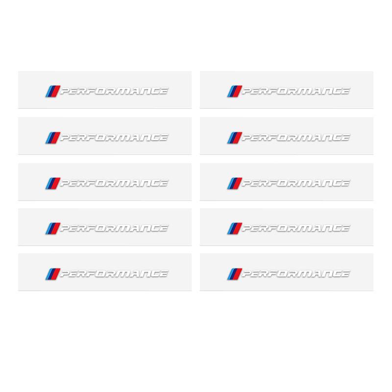 SHEJ3 For Bmw M M3 M5 Performance E36 E39 E46 E53 E90 E60 E61 E93 X3 X1 Car Emblem Sticker Car Body Decoration Sticker Accessories