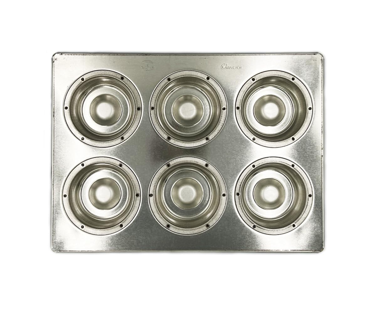 

Matsunaga Manufacturing Co., Ltd. Silicone-Coated Silver Savarin Baking Sheets (6 Pieces)