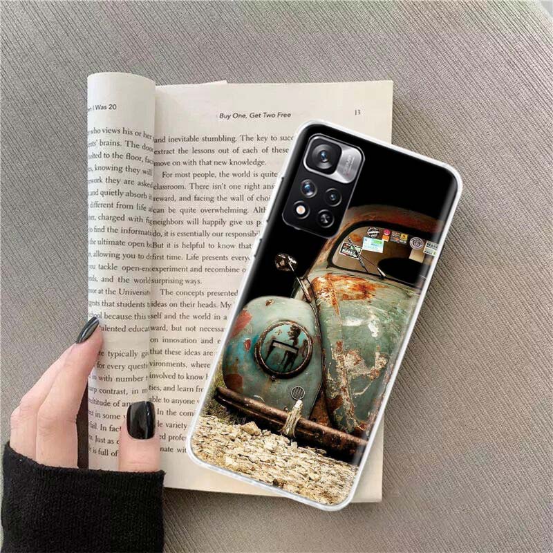 I like the Beetle Phone Case For Redmi Note 13 12 Pro Plus 14 15 Pro 5G 11 11T 11E 11S 10 Pro 10S 9 9S Cover Cell Clear TPU Capa