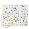 6 Sheets/Set Korean Version Cartoon Transparent PVC Stickers Cute Animal Kawaii Self Adhesive Kids DIY Scrapbooking Sticker