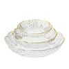 ZISIZ Floral Transparent Fruit Bowl