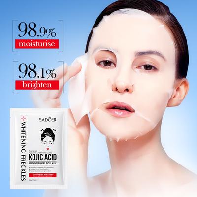 Kojic Acid Whitening and Freckle Removal Mask 30g Hydrating and Moisturizing Brightening Mask