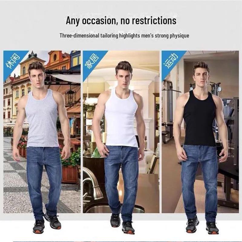 Pánské sportovní tílko Langsha s kulatým výstřihem