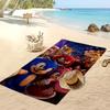 Sonic Beach Towel, Soft Absorbent Quick‑Dry Towel for Beach Pool Swimming Travel Home