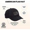 Baseball Cap Embroidered American Flag Cap