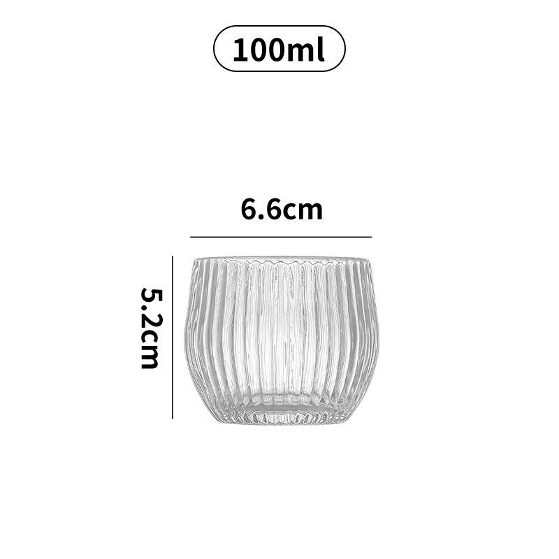 Premium Thick Glass Thumb Ring Tea Tasting Cup