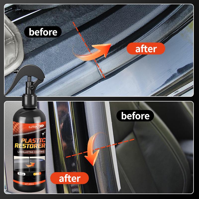 Car Plastic Restorer Back To Black Gloss Plastic Renovator Longlasting Coating Leather Restore Auto Polish Cleaning Products