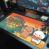 Bubu y Dudu Cartoon Color Mouse Pad Large Gaming Table Cushion Non-slip Laptop Tablet Big Mousepad XXL Mat Mini PC Playmat With Lock edge