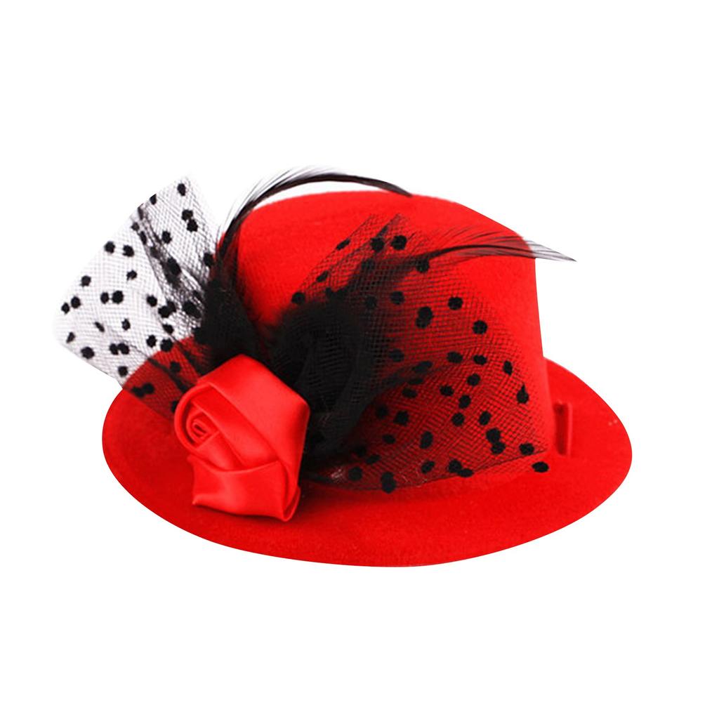 Dog Puppy Hat Headband Hat Headwear Pet Hat Fashion Decoration Top Hats Gentleman Fedora Dog Cap For Christmas Party