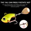 6pcs/set Rotating Metal Vib Blade Lure 5/10/15/20g Sinking Vibration Baits Artificial Vibe Fishing Spinner Lure Hard Bait