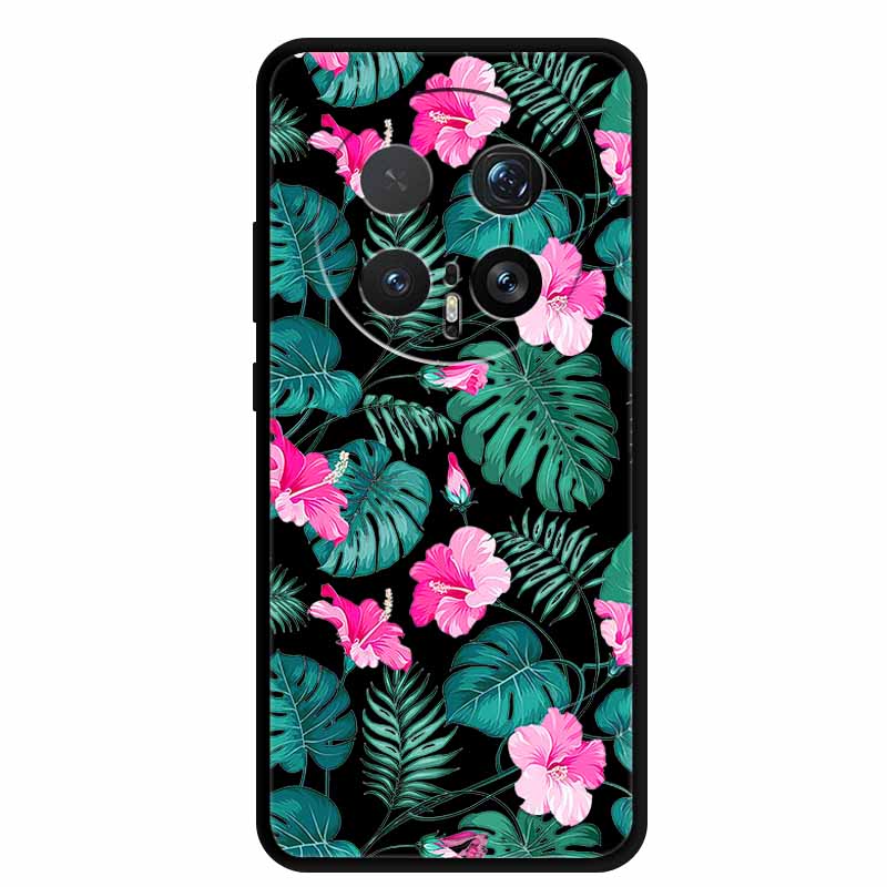 Cartoon Case For Honor Magic8 Pro 5G Case Black Silicone TPU Soft Back Cover For Honor Magic8Pro 2025 Case Shockproof Funda Para