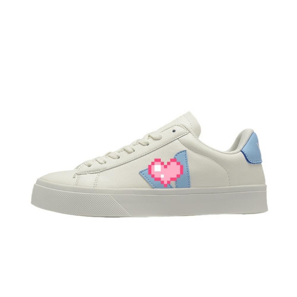 Little White Shoes Casual Shoes Men's Leather Sneakers Female Students Campus Style Shoes
