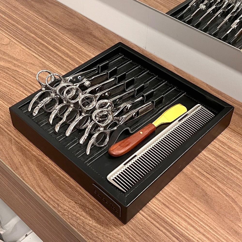 Professional Barber Hair Clipper Tray Holder Barber Storage Rack Beauty Stylist Tool Box  Home