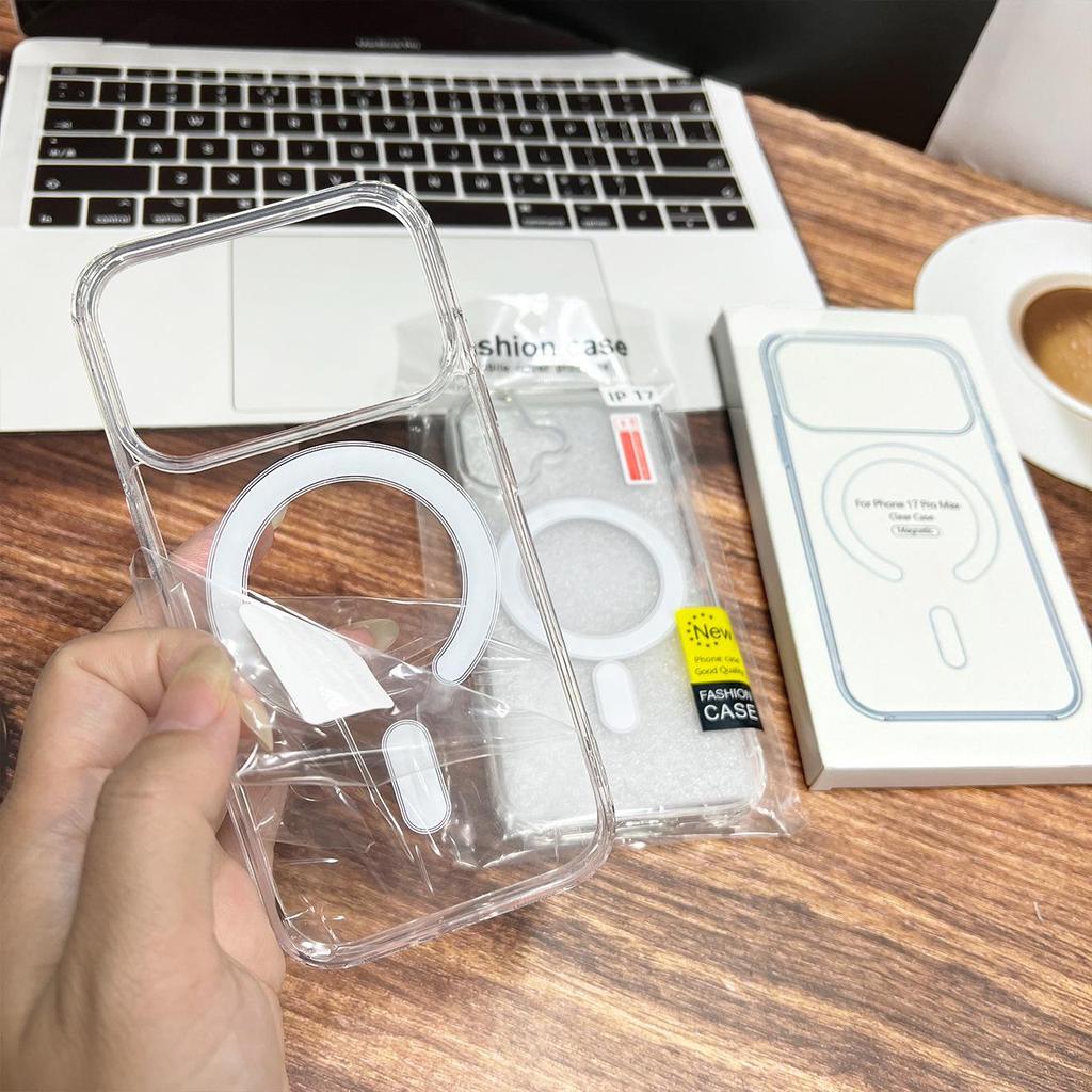 Magsafe iPhone 16/17 XSMAX Transparente Magnetische Schutzhülle