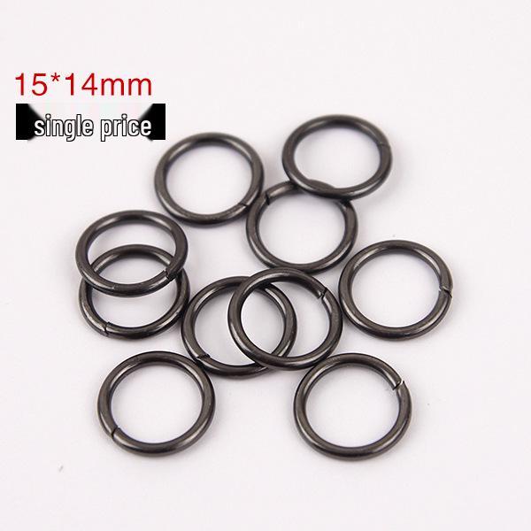 Gold-Plated & Silver-Plated Jump Ring Nine-Needle Keychain DIY Jewelry Accessory