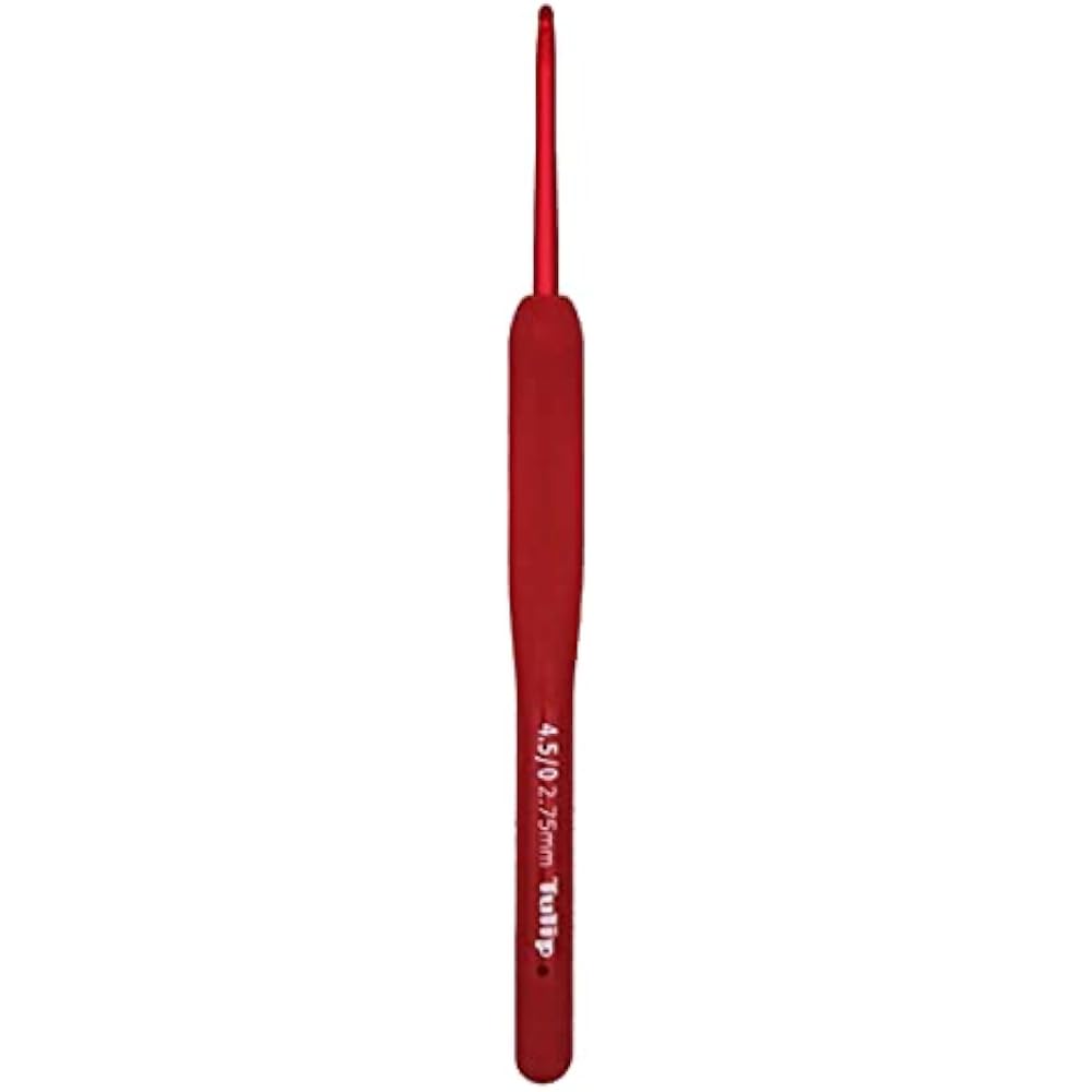 Tulip Etimo Red Crochet 4.5/0 TED450