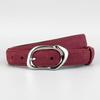 Minimalist Leather Belt For Women With Alloy Buckle For Casual Daily Wear