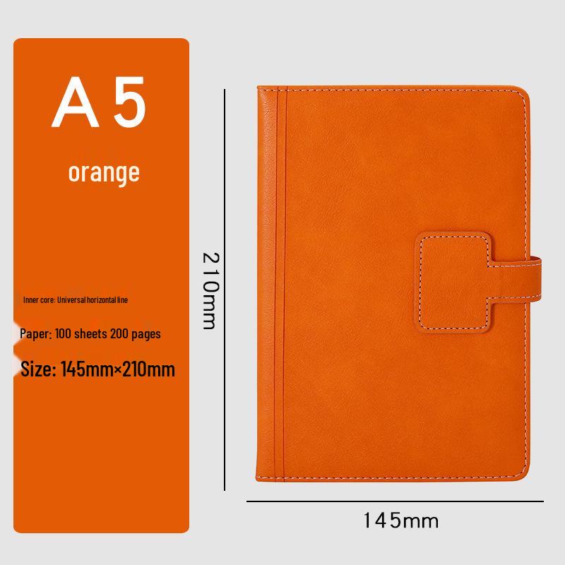 A5 Colorful Snap Button Notebook - Student & Office Notepad with Logo Customization