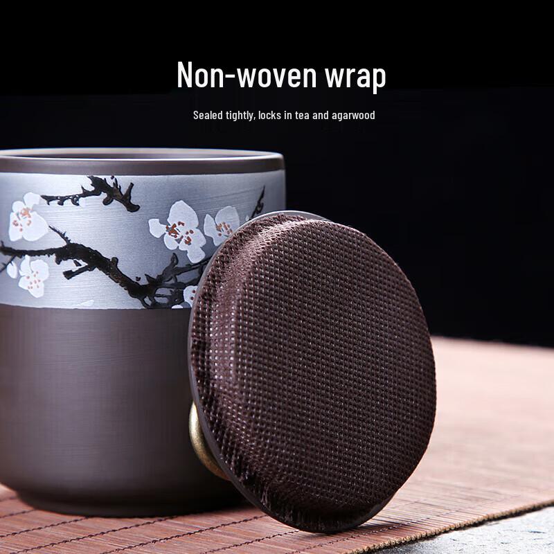 Traditional Ceramic Tea Caddy