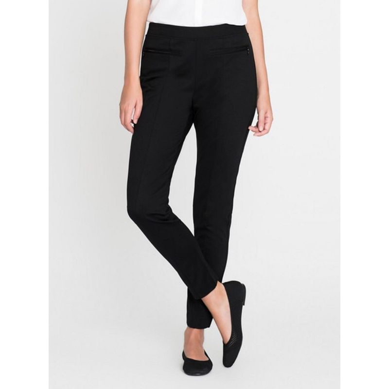 

Four-Sided Stretch High Waist Skinny Jeans 24 Spring Fashion Casual Pants Black L