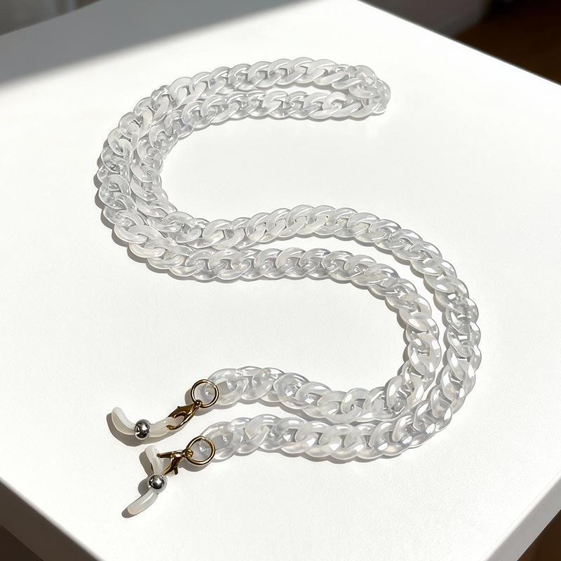 Colorful Handmade ABS Acrylic Eyeglass Chain - Jelly Shades Accessory