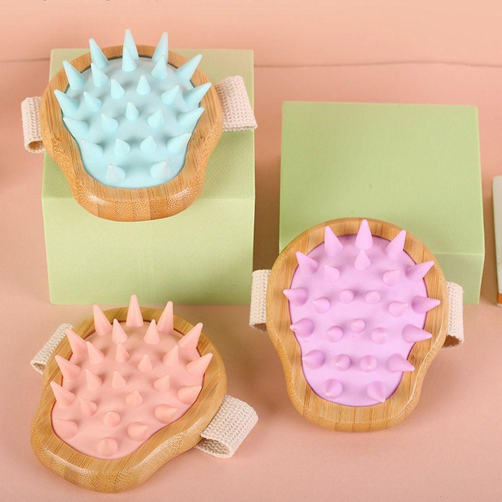 

Мягкая массажная щетка для головы, ручная щетка для шампуня, расческа для душа, парикмахерский инструмент